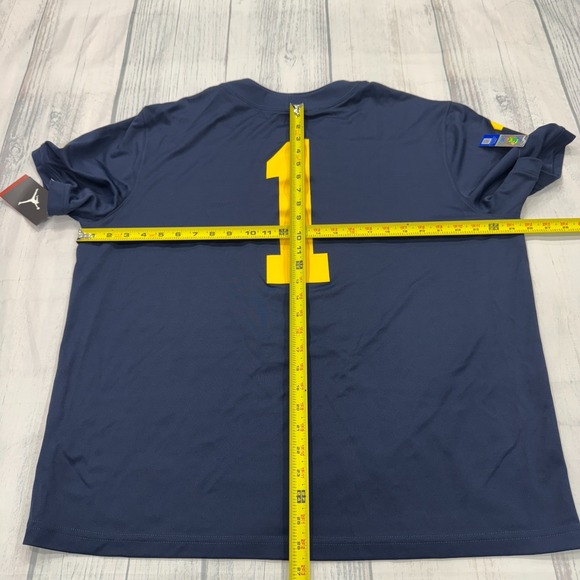 NWT Nike Michigan Wolverines Football Jersey 2XL Jordan Jumpman #1 College Mens - Picture 5 of 7